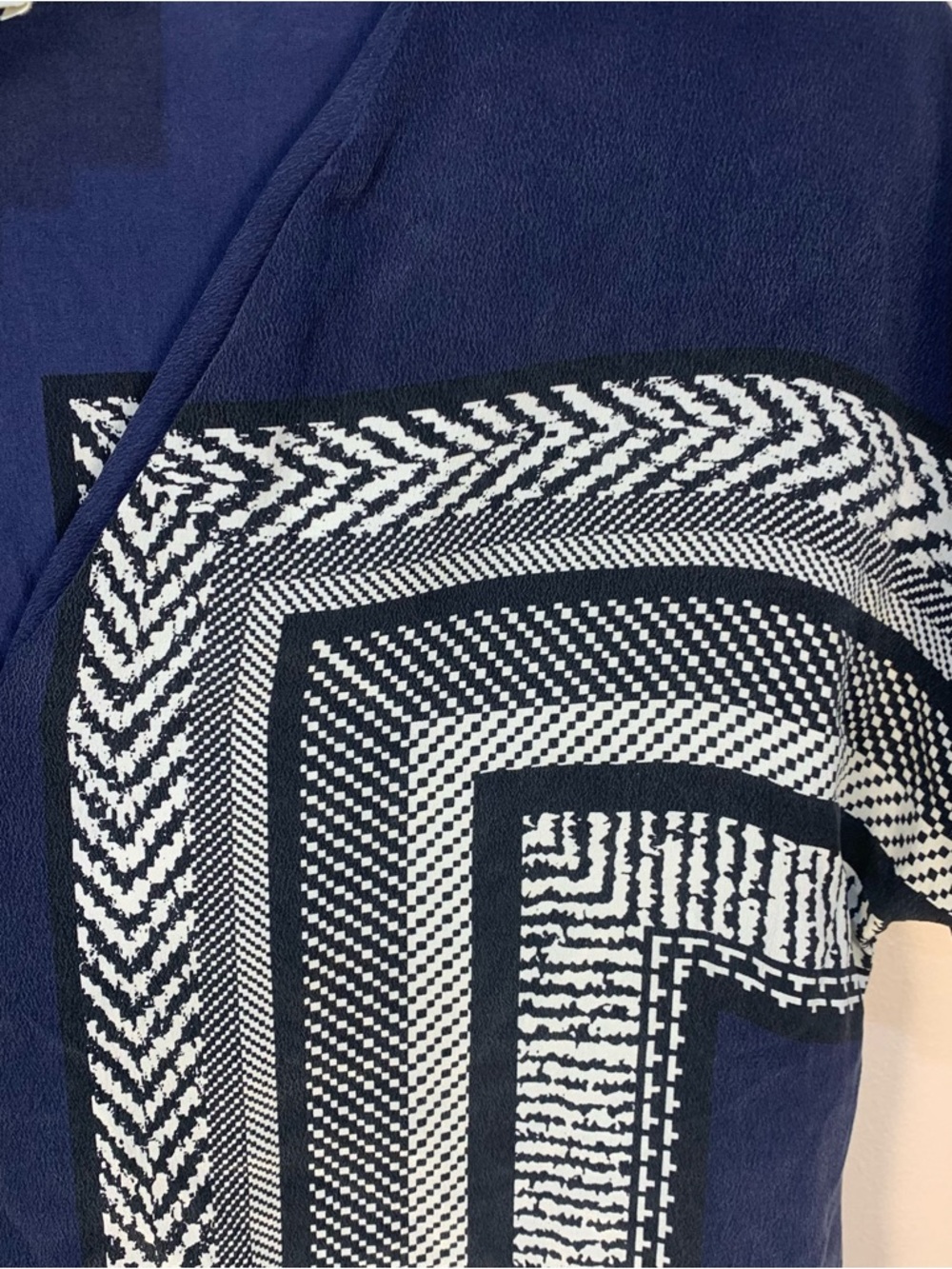 Cynthia Rowley 100% Silk Geometric Shift Dress - Picture 3 of 10
